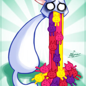 Cat Puking Kittens